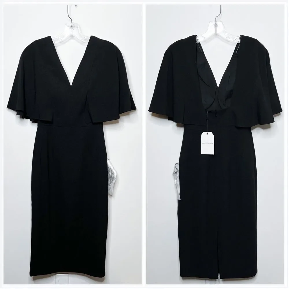 Dress The Population Louisa Flutter-Sleeve Dress - Picture 5 of 7